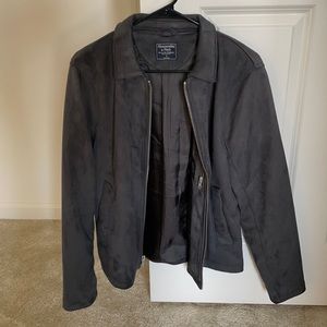 Grey Suede Jacket